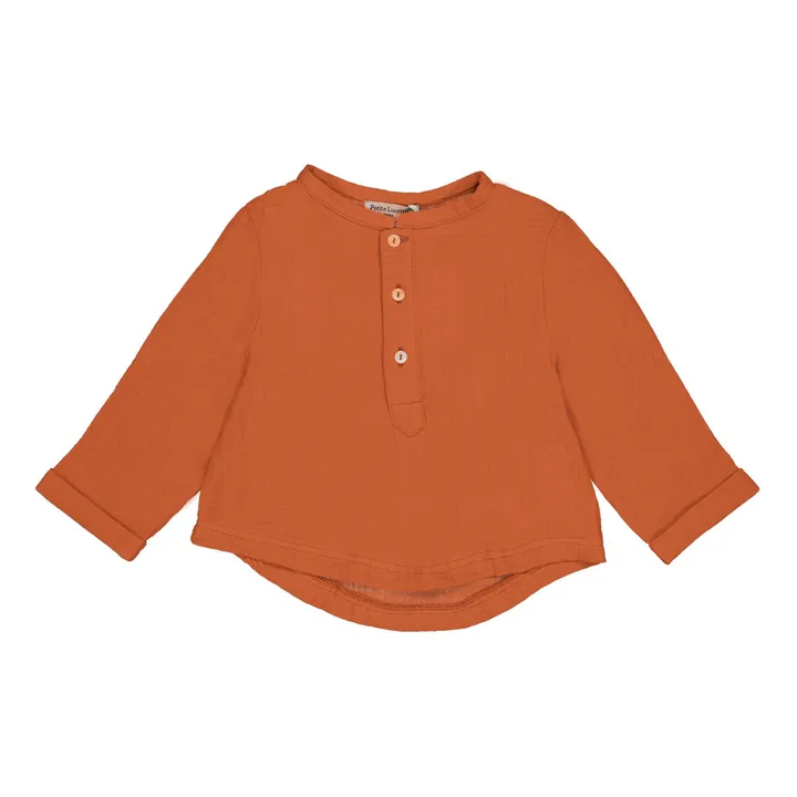 Petite Lucette Kurta Coton Bio Loris | Rouille