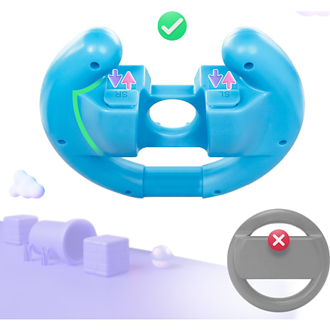 Oniverse Smurf Kart Racing Wheels 5 in 1