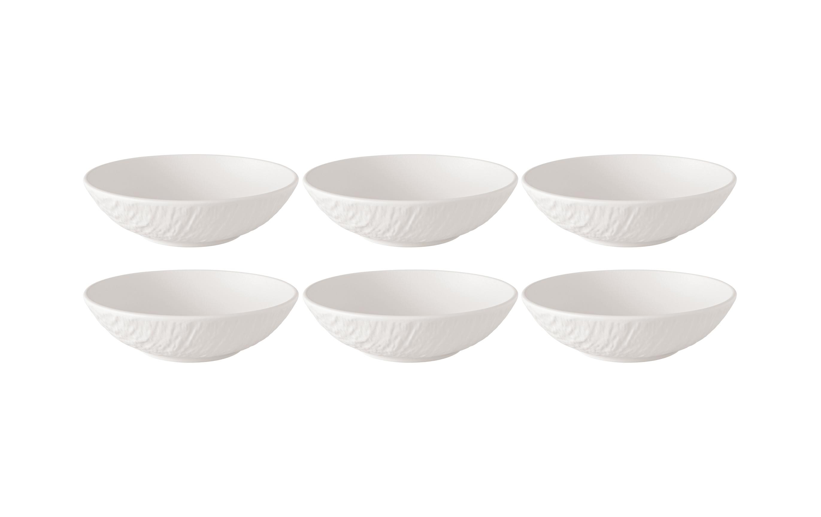 Dessert-Schale Manufacture 6 Stück, Weiss<br>Hochwertige Schale