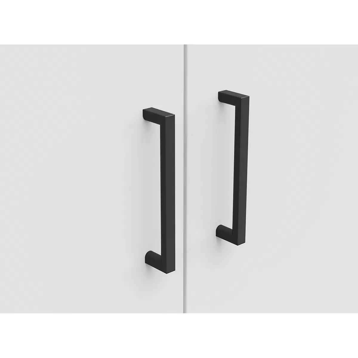 Drehtürenschrank 2T Cabinet weiss
