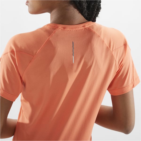 T-shirt trail SALOMON CROSS RUN SS TEE W CORAL