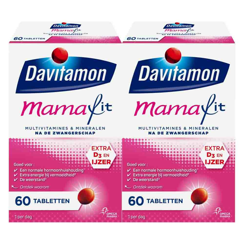 2x Davitamon Compleet Mama Fit60 tabletten