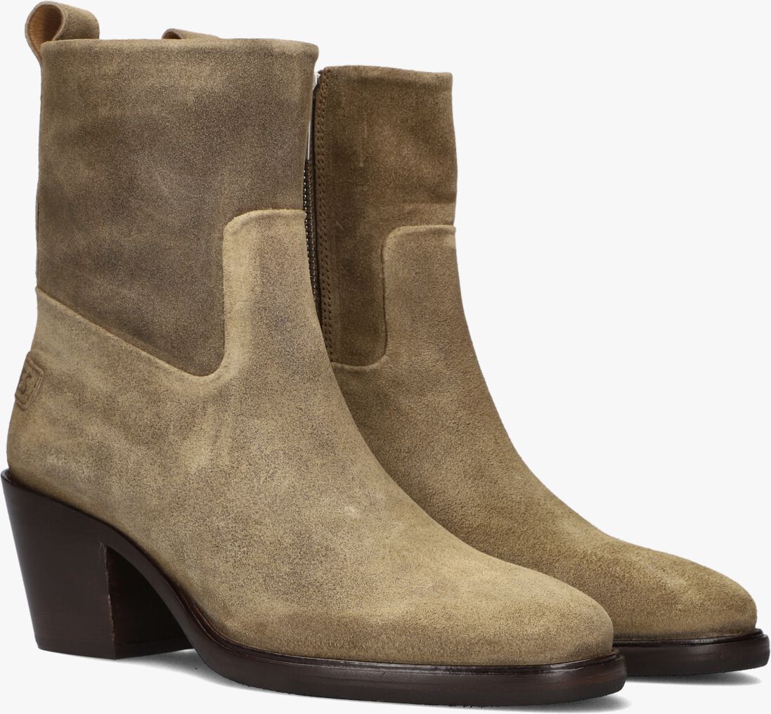 SHABBIES beige shabbies enkellaarsjes julie ankle boot