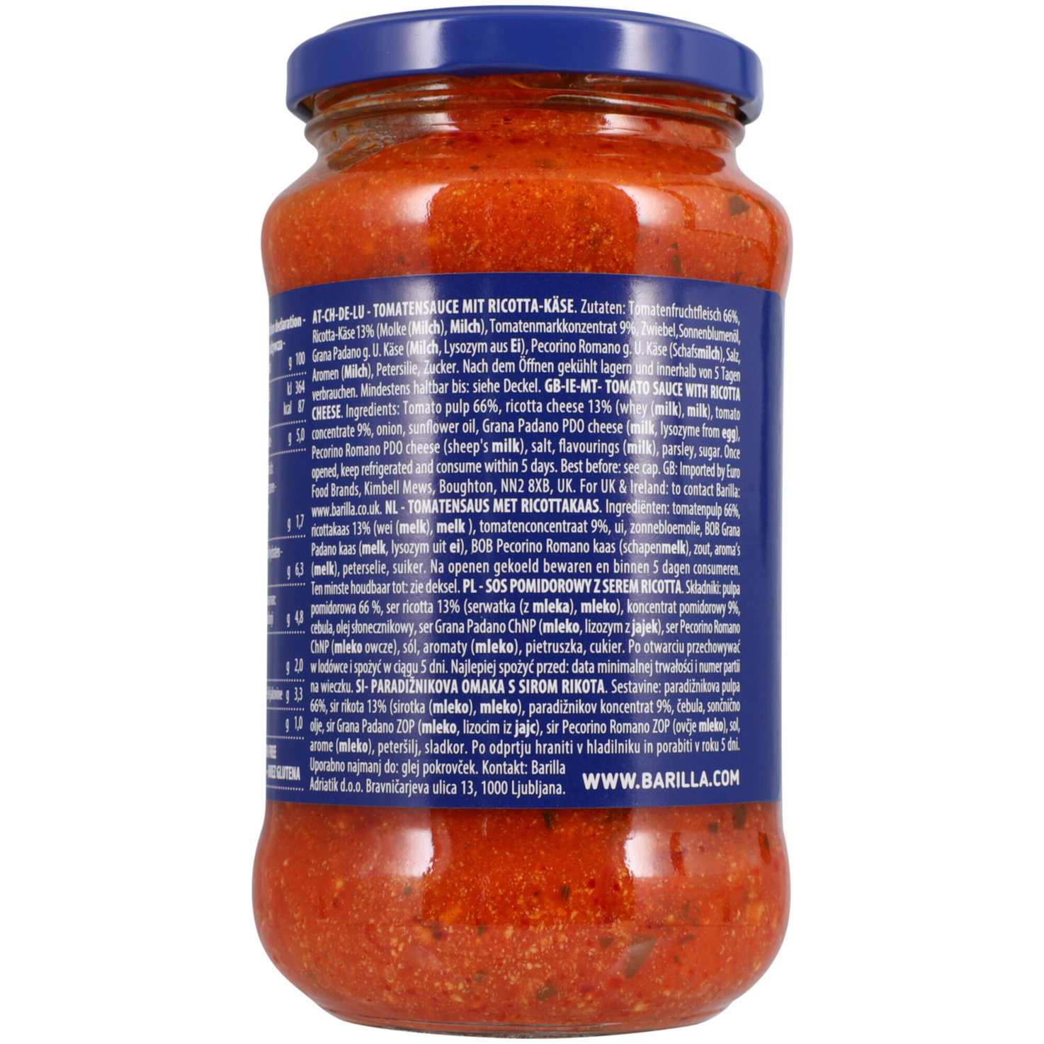 Barilla Tomatensauce mit Ricotta
