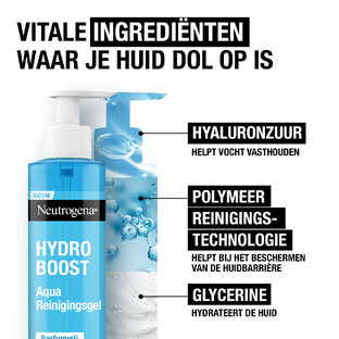 Neutrogena Hydro Boost Aqua Reinigingsgel Parfumvrij 200ML