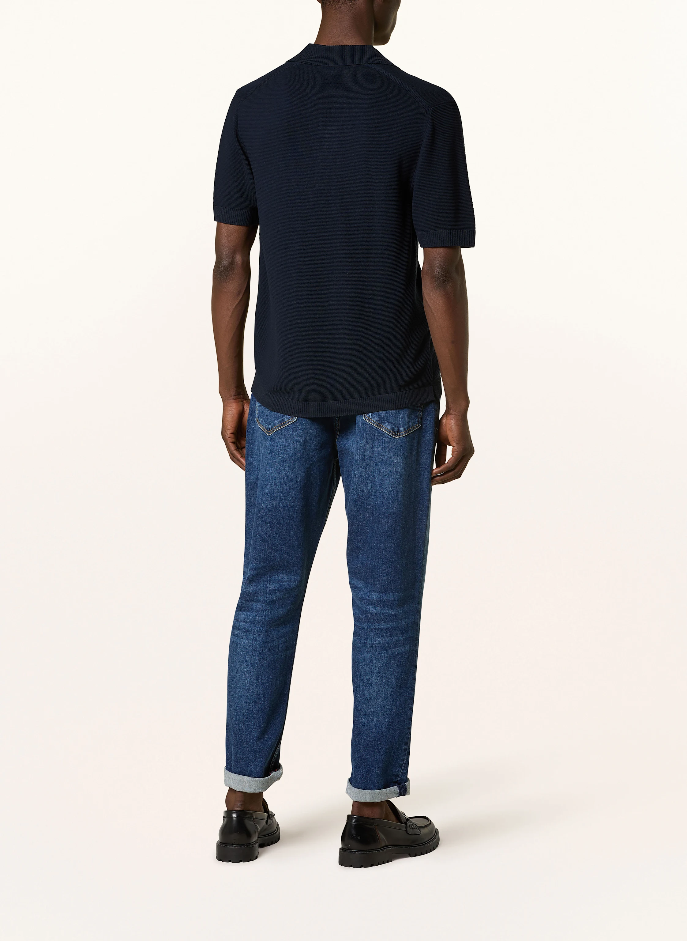 TOMMY HILFIGER Strick-Poloshirt Regular Fit