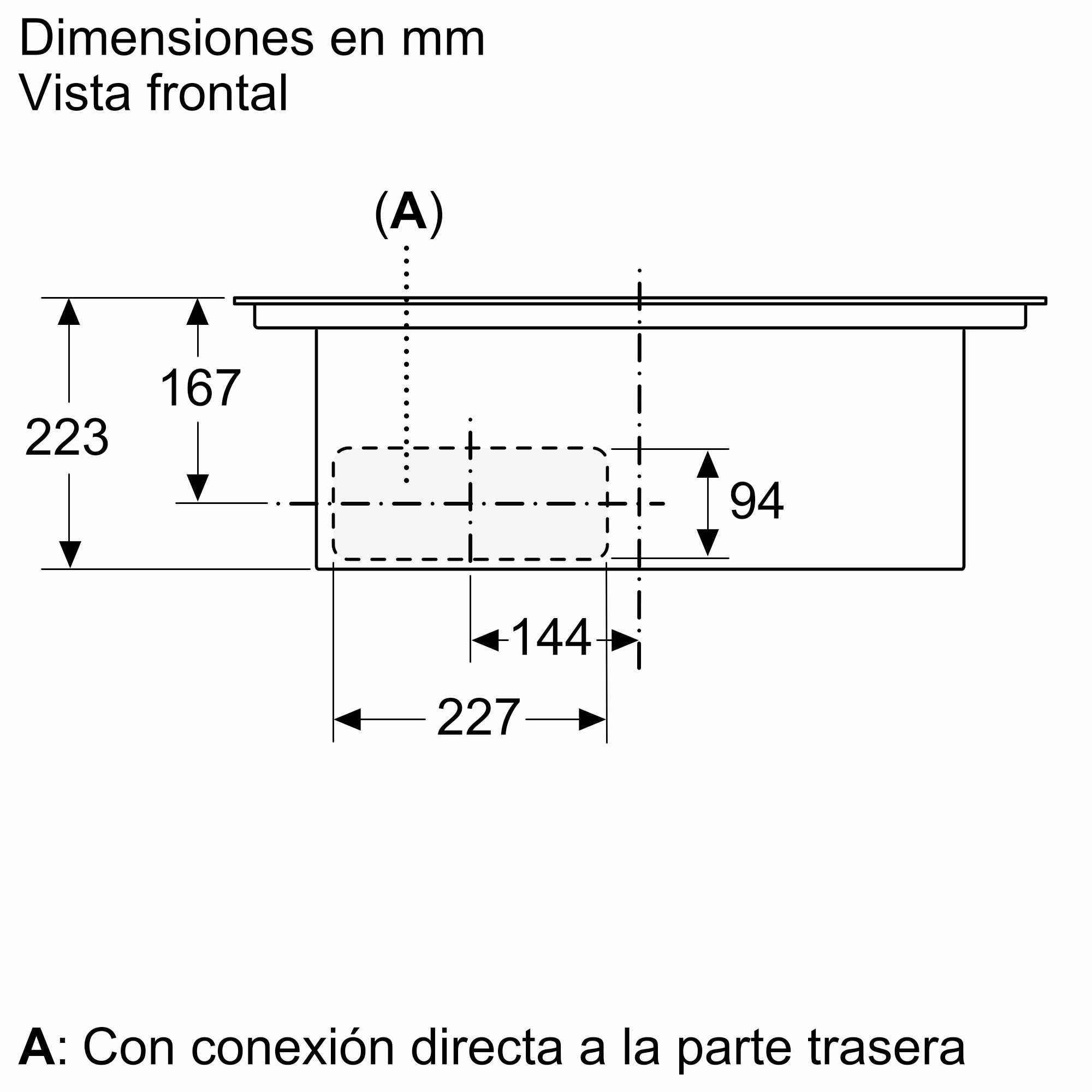 Placa de indução Série 4 com exaustor integrado de 60 cm sem perfis PVS611B16E