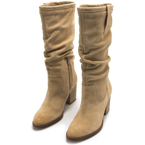 MTNG - Botas DE TACÃN MUSTANG 52304 Mujer MARRON Marrón