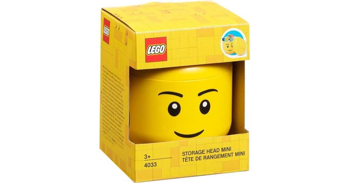 Room CopenhagenLEGO Storage Head 'Boy', mini opbergdoos  (Geel)