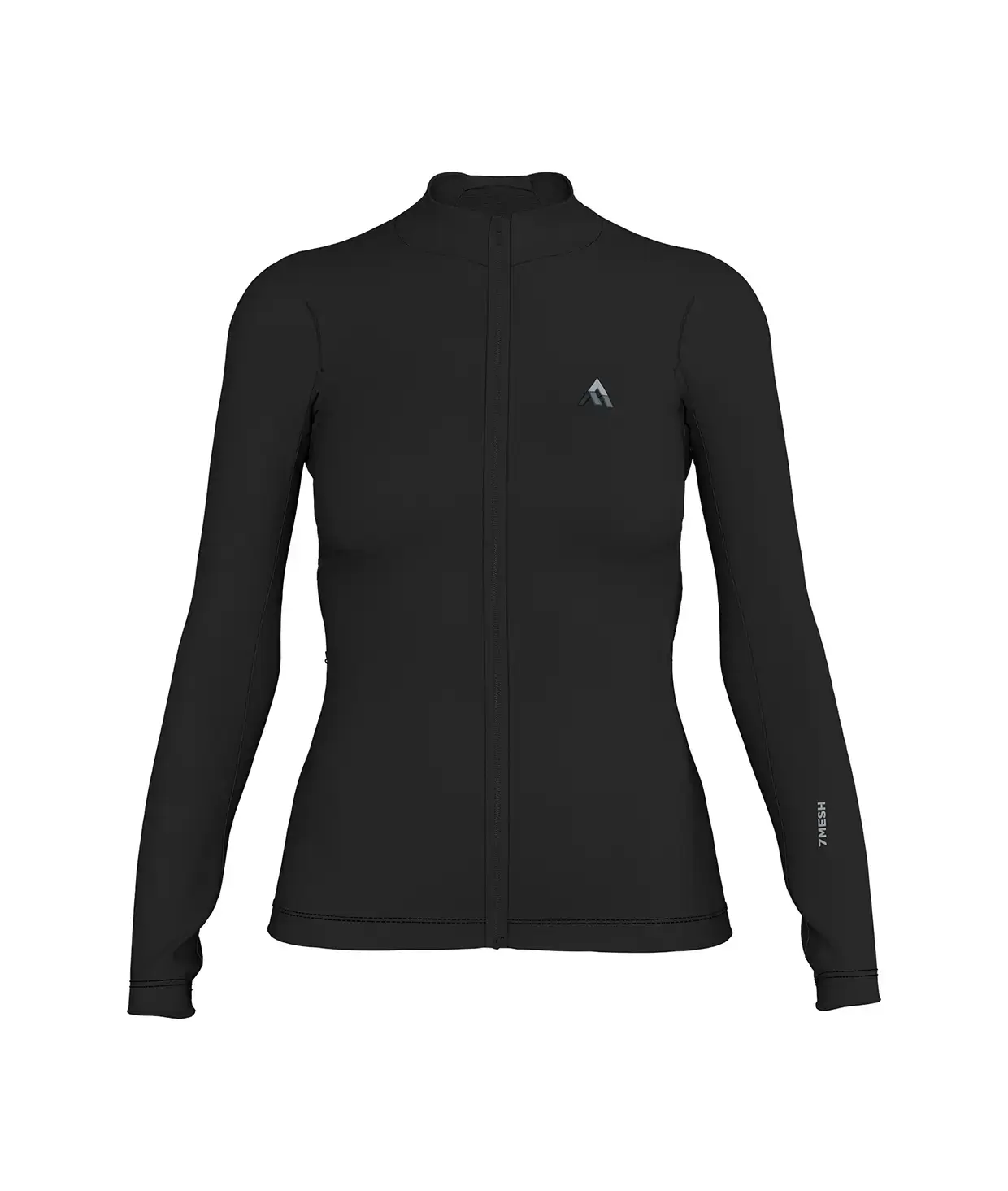 7mesh Ashlu Merino Fietsshirt Lange Mouwen Zwart Dames