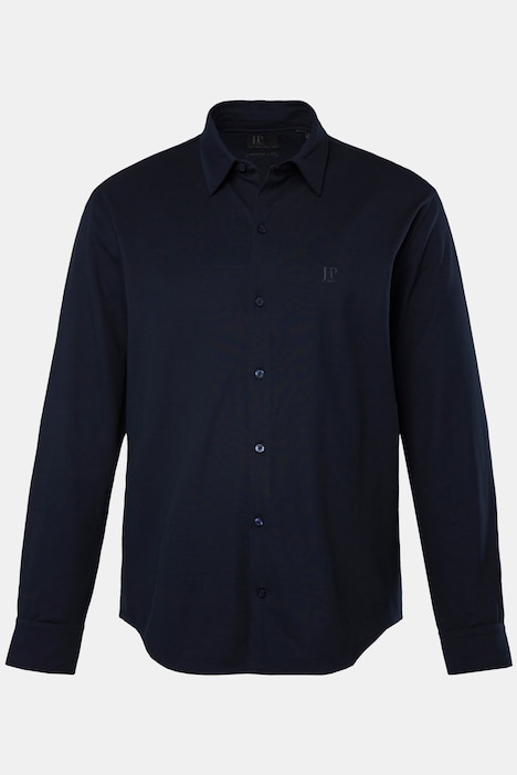 Jersey-Hemd, FLEXNAMIC®, Business, Langarm, Kent-Kragen, Modern Fit