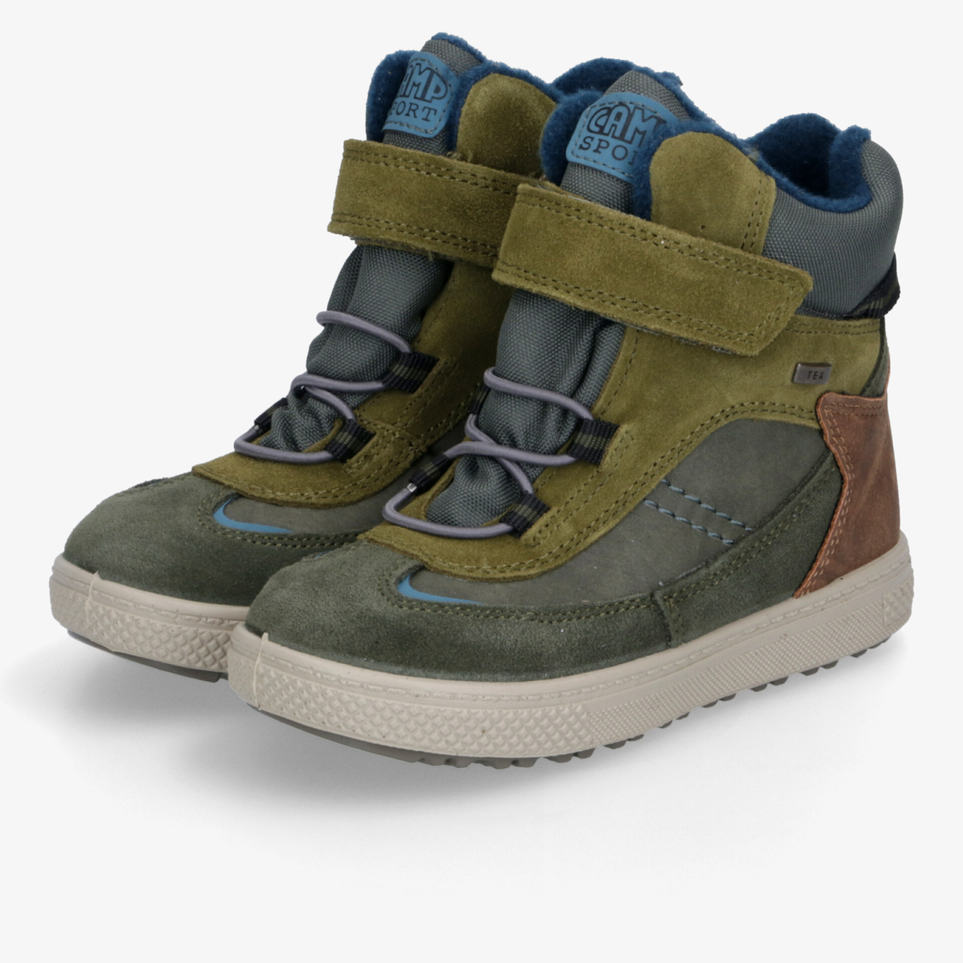 IMAC Kinder Klettstiefel grün
