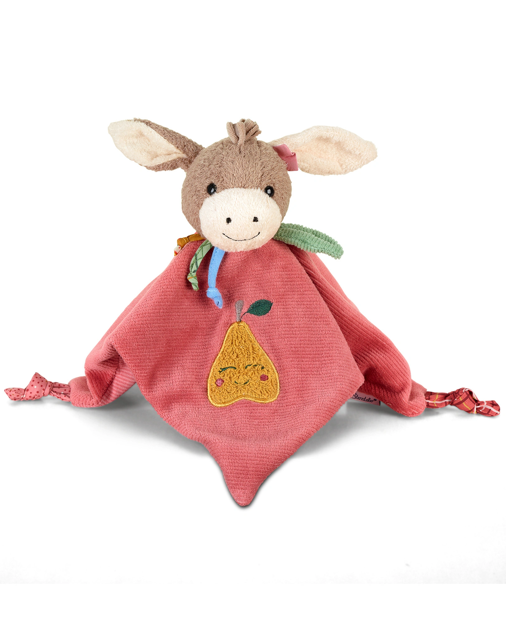 Schmusetuch ESEL EMMILY (26 cm) in hellrot