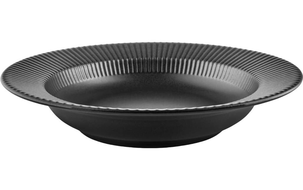 Suppen- & Pastateller Legio Nova 22 cm, 4 Stück,SchwarzTellerset