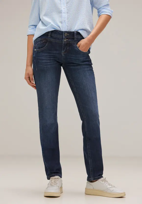 Dunkle Casual Fit Jeans - dark indigo wash