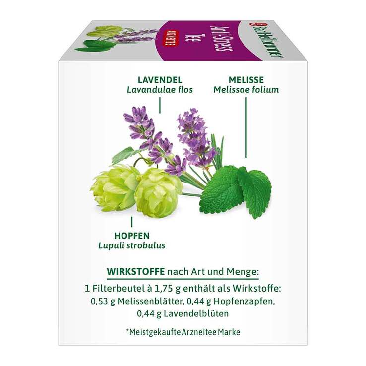 Bad Heilbrunner Tee Anti Stress Filterbeutel, 8X1.75 g