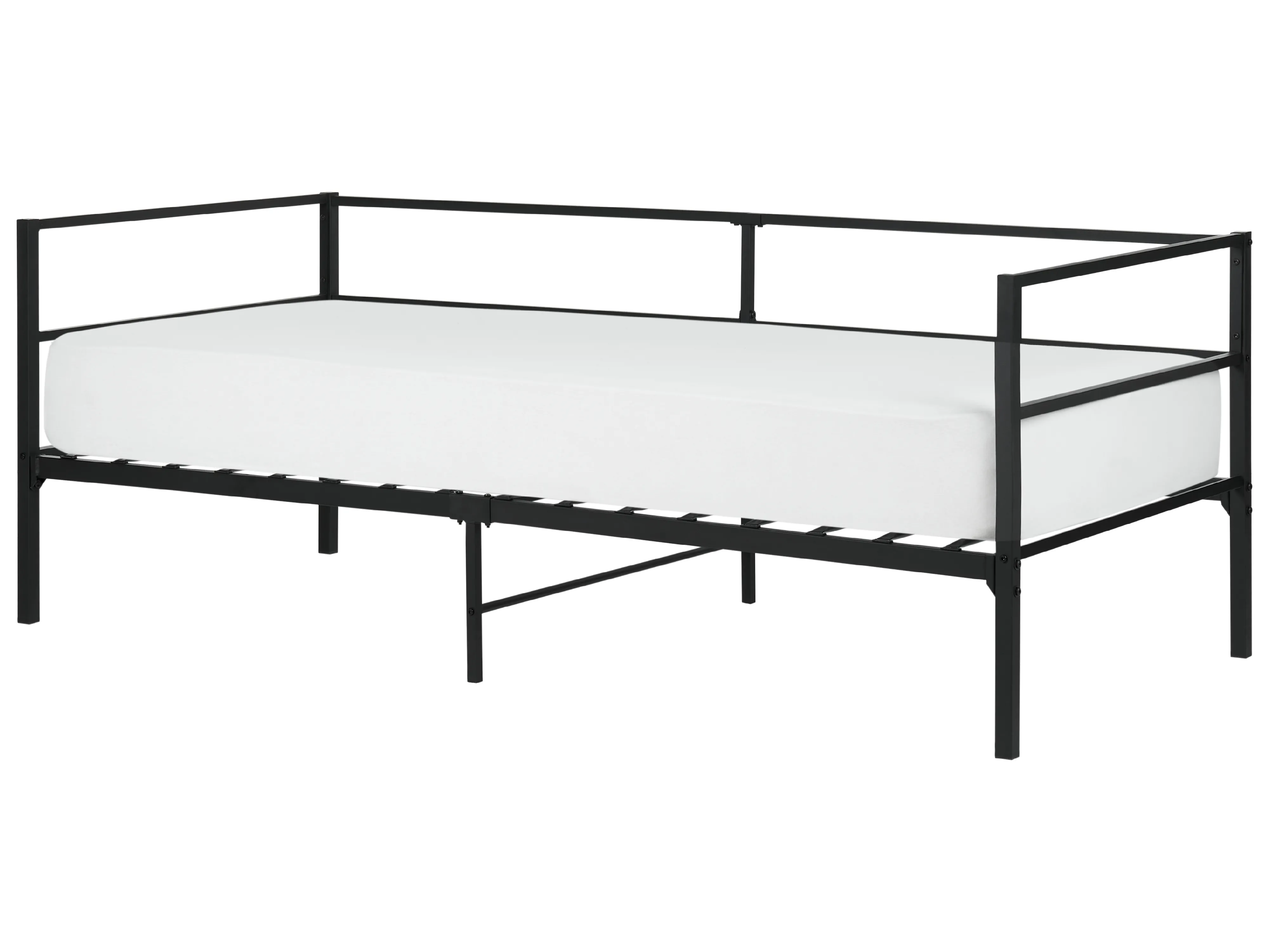 Bed Metaal BATTUT 90 x 200 cm Zwart
