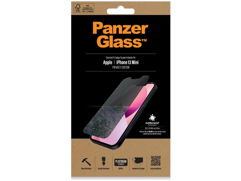 Panzerglass Displayschutz Standard Fit AB Privacy iPhone 13 Display-Schutzfolie für das Apple iPhone 13 mini