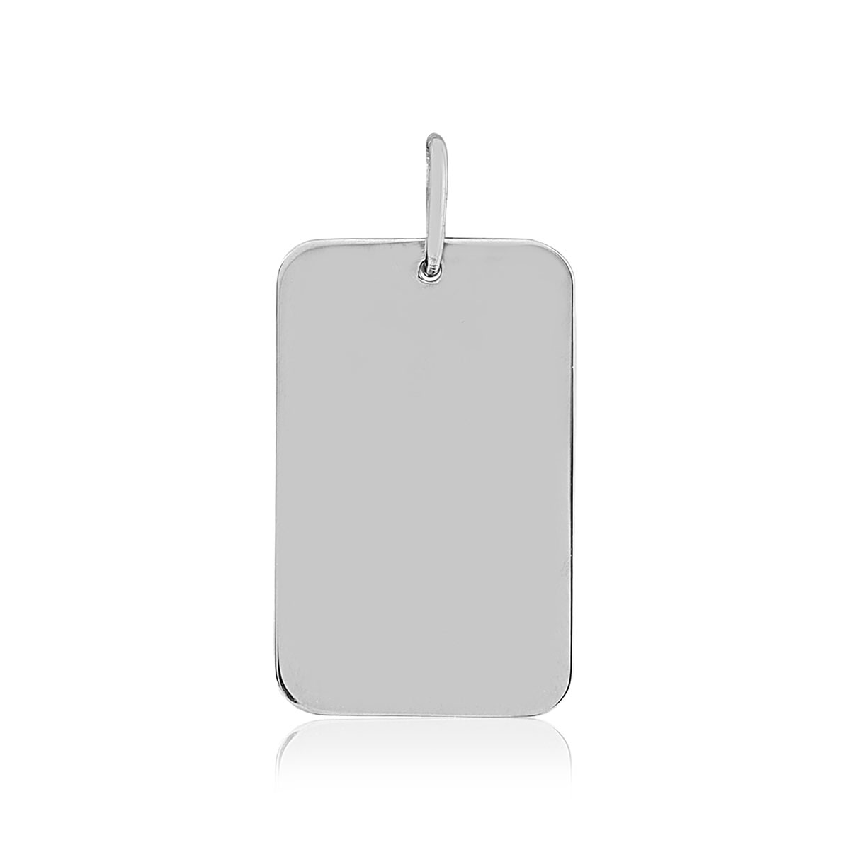 Pendentif argent 925 plaque