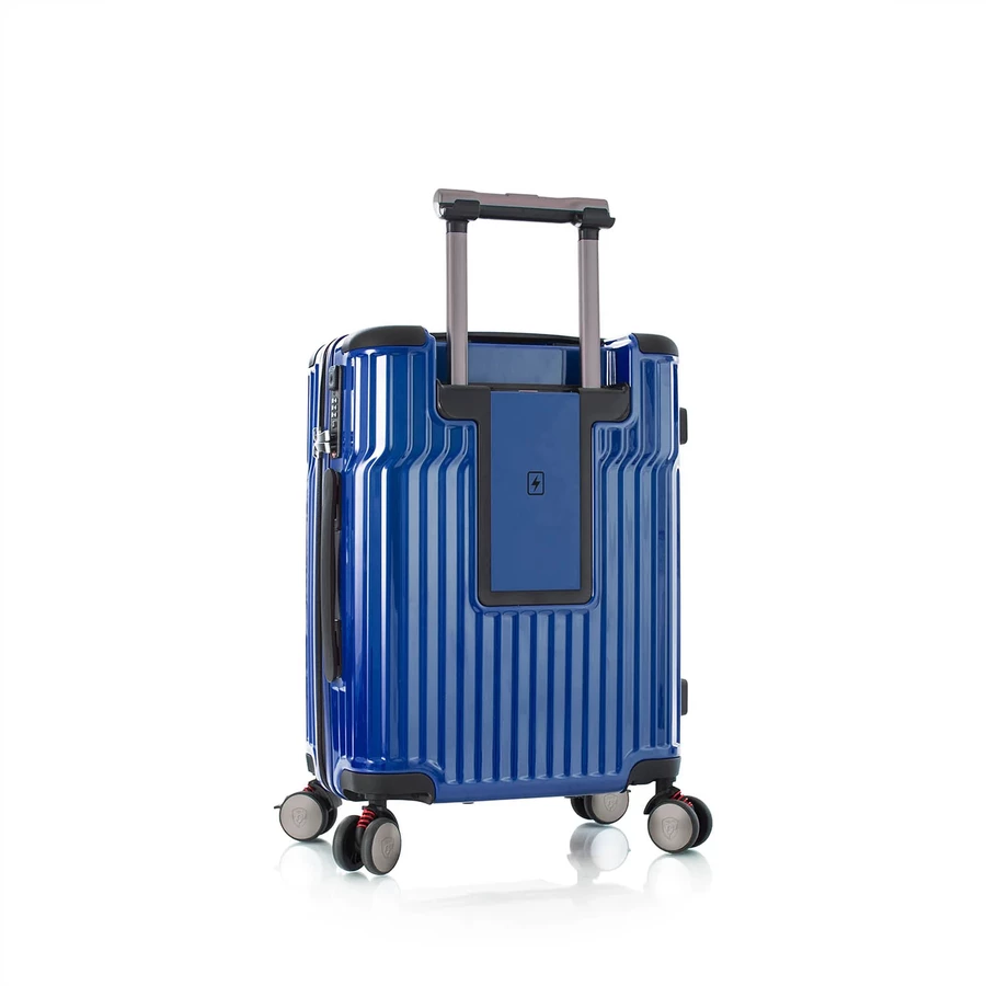 Heys Tekno - 4-Rollen-Kabinentrolley S 15.6 53 cm USB blue
