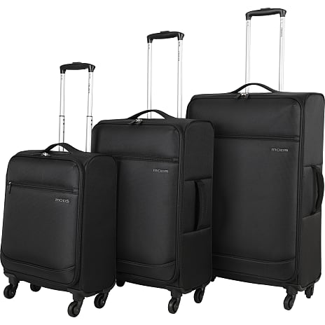 Global lightweight trolley 4 hjul 55 cm - sort