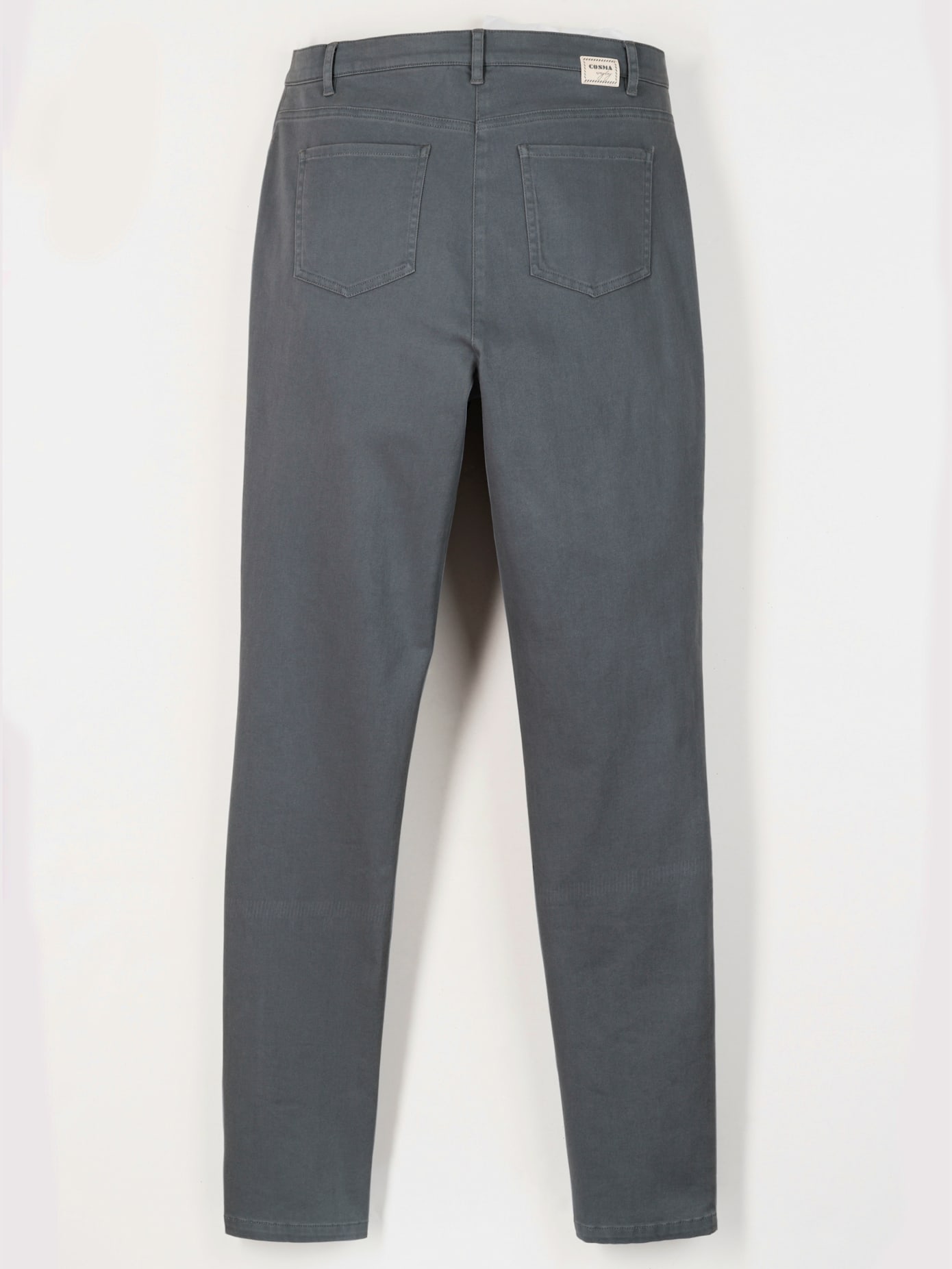 Pantalon mélanges matières perfect fit 4 poches coupes droite