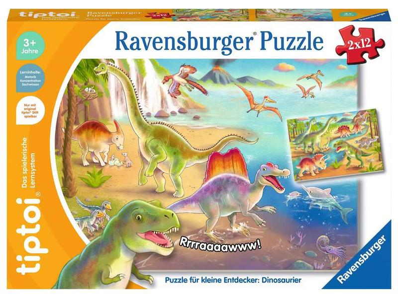 tiptoi Puzzle Dinosaurier Kinderpuzzle und Beschäftigungsspiel