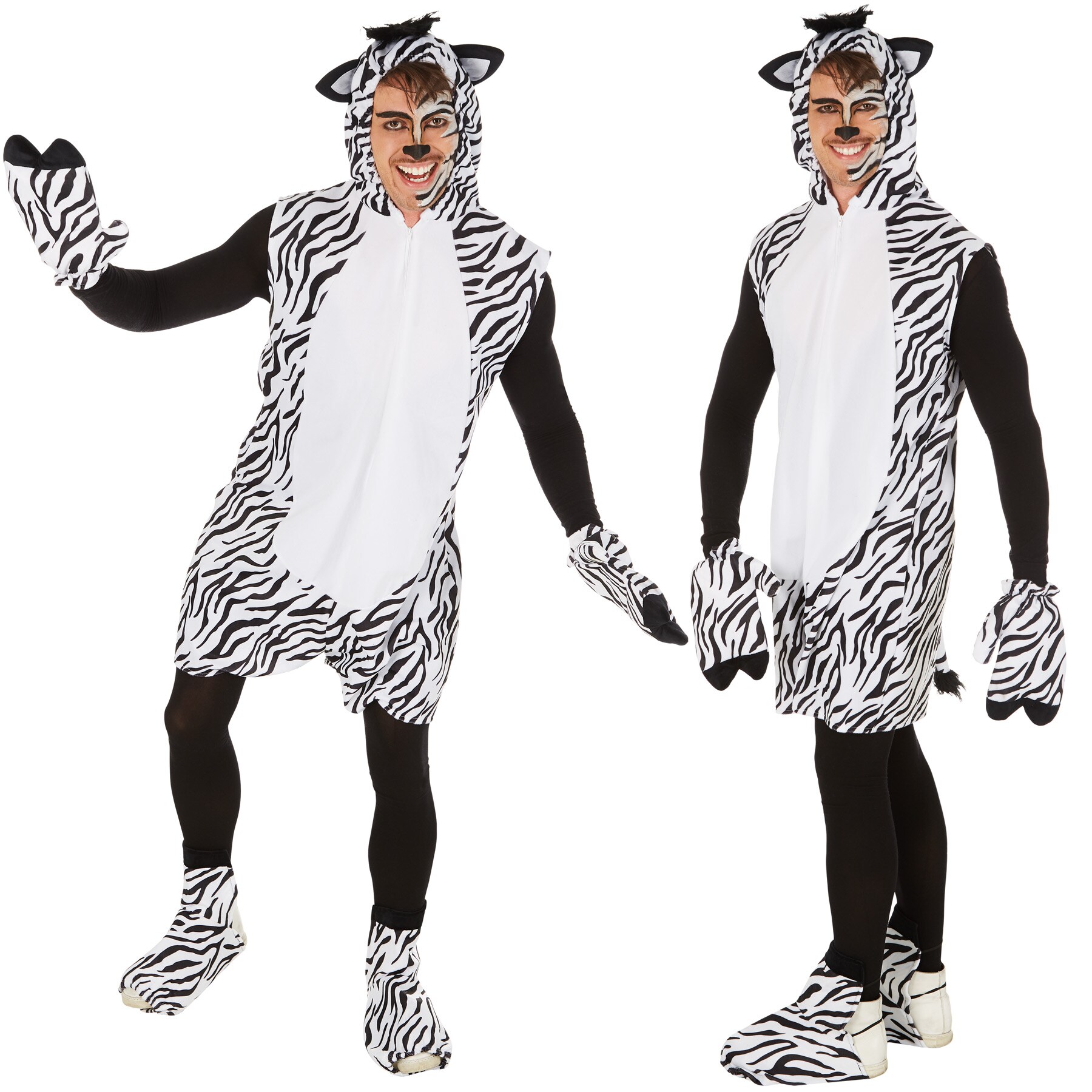 tectake® Kostüm Zebra
