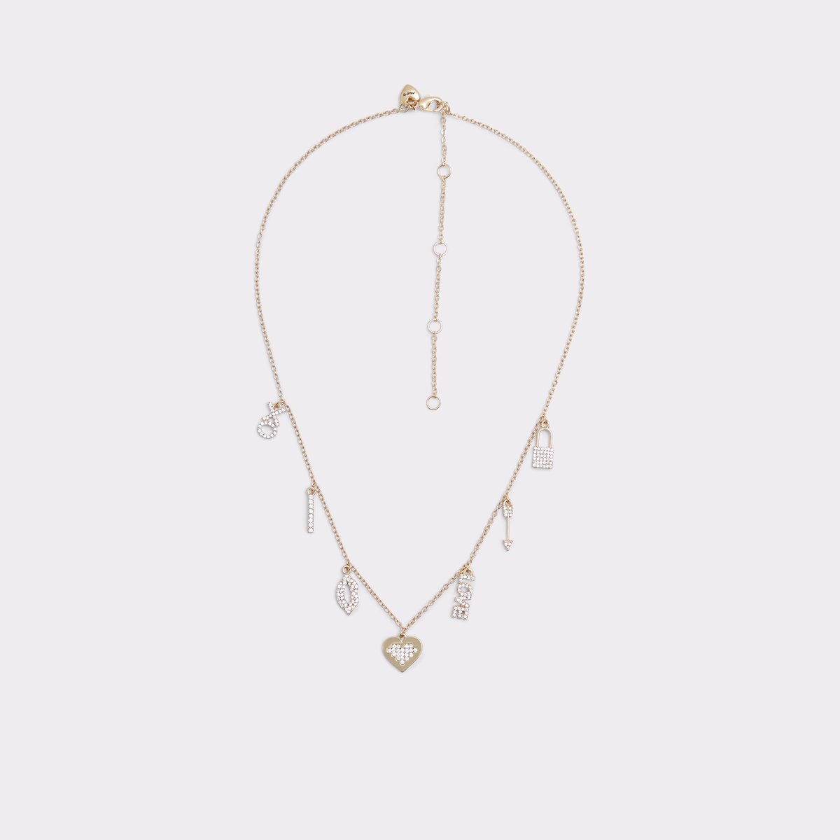 Bowandarrow Gold-Clear Multi Women Necklaces