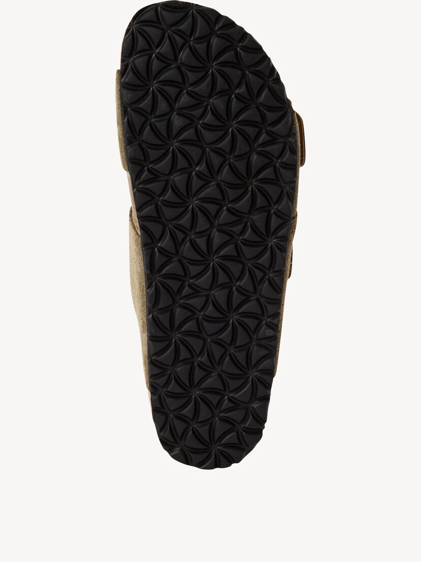 Leren Slipper - groen