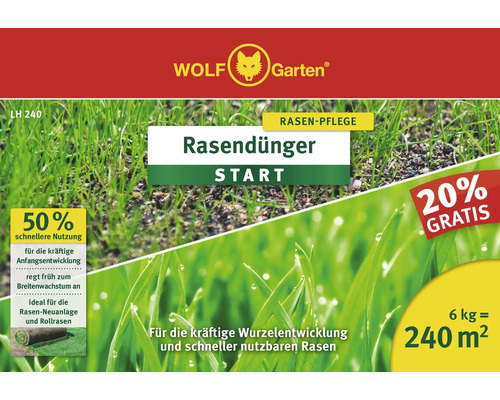 START WOLF-Garten gazonmeststof 6,25kg 250 m²