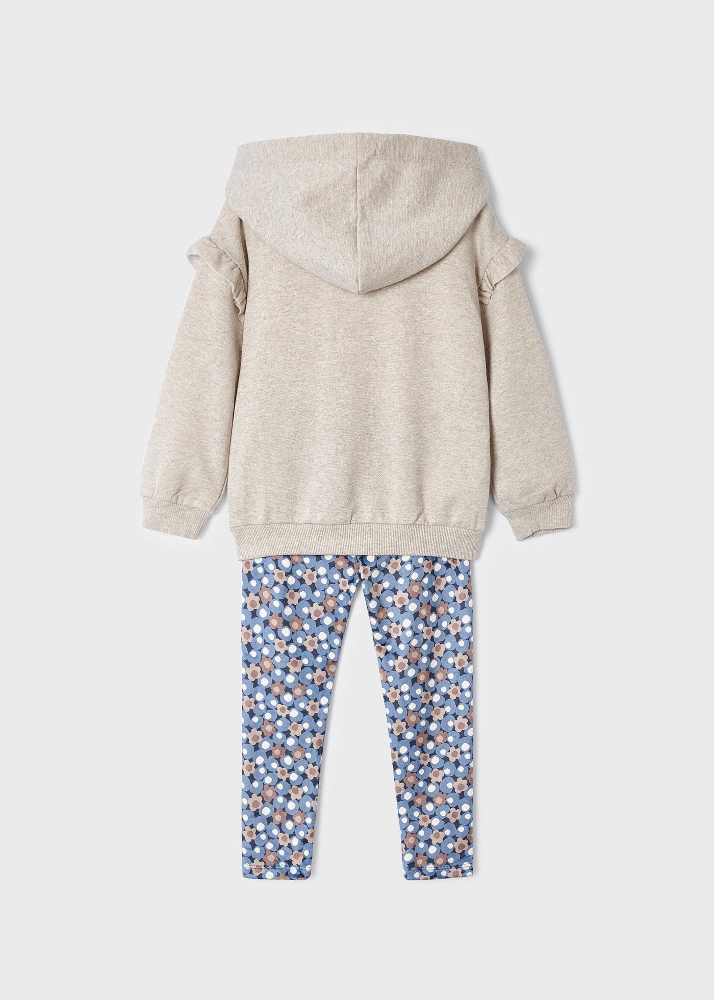 Conjunto de leggings de duas peças para meninas