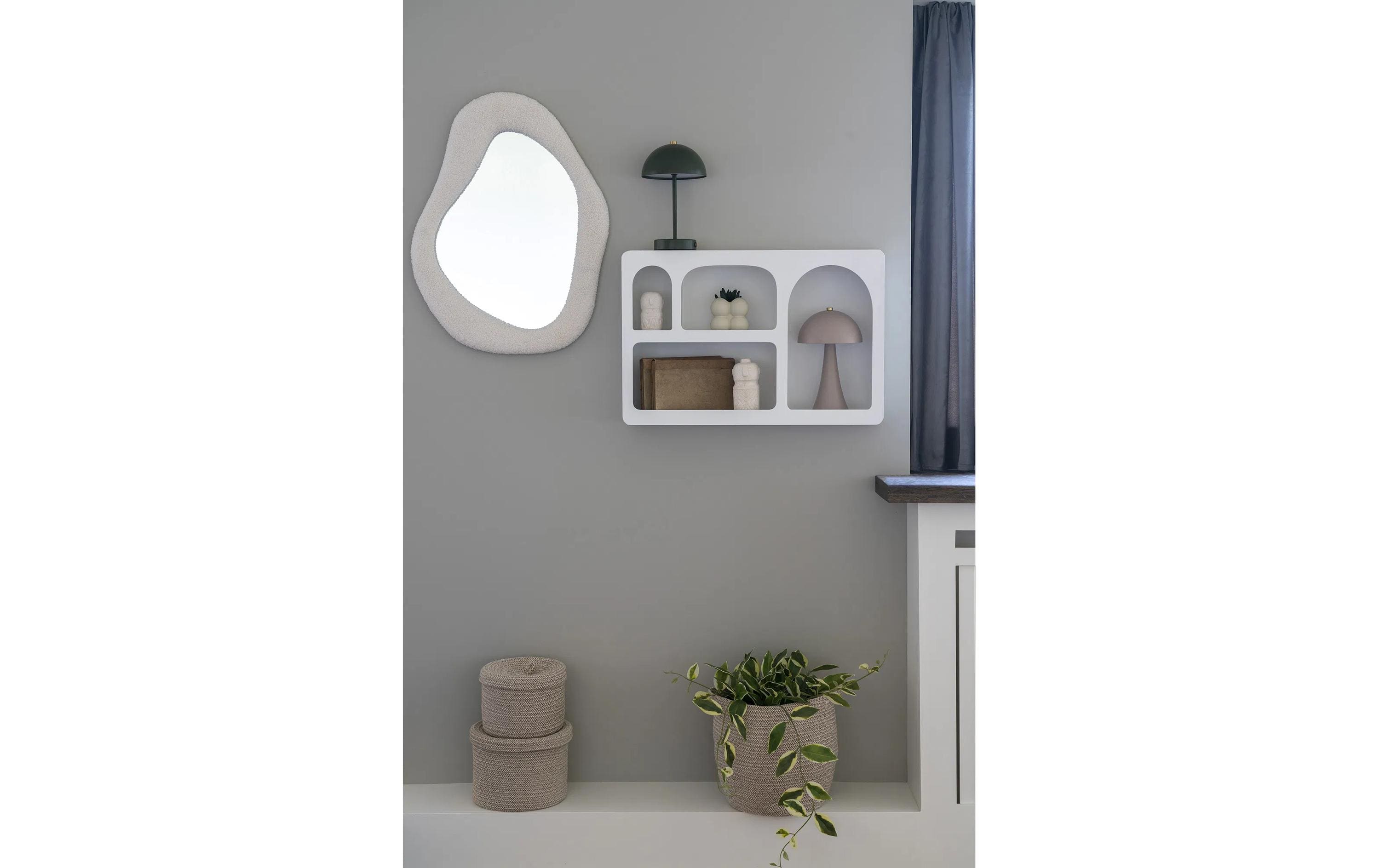 Wandregal Bryne 40 x 13 x 60 cm, WeissSchweberegale
