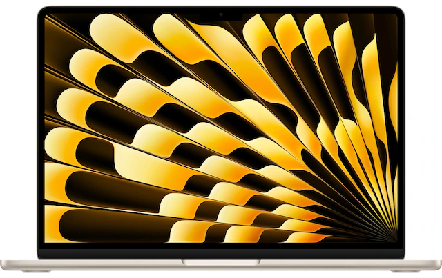 Apple Notebook »Air 13 2025 M4 8C GPU / 16 GB / 256 GB Starlight«