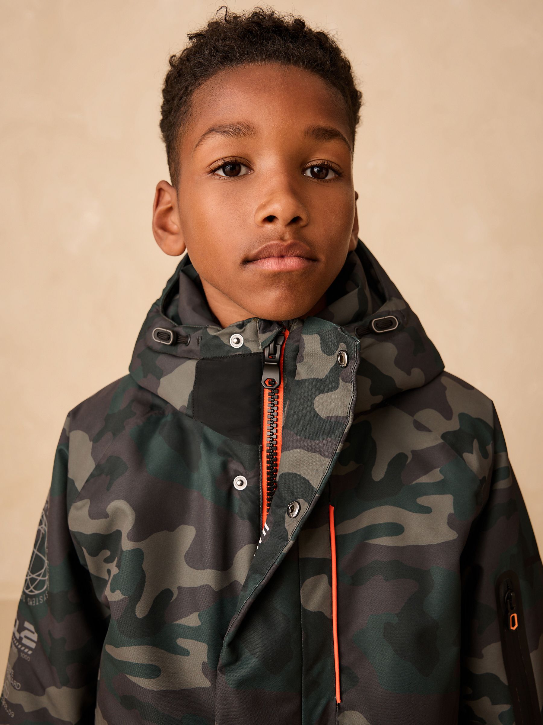 Camouflage - Premium waterdichte parkajas (3-16jr)