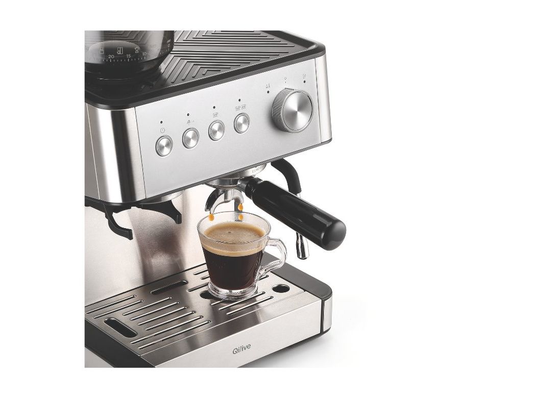MÁQUINA CAFÉ EXPRESSO MANUAL QILIVE COMBI Q.5233