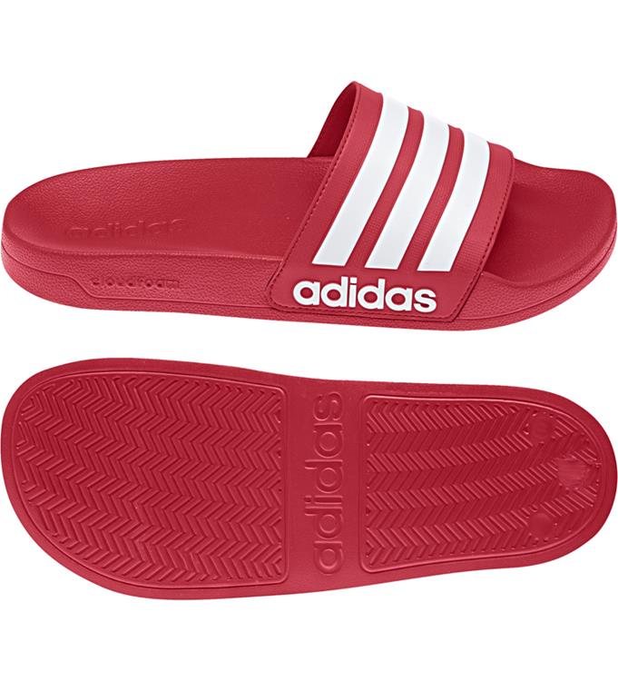 ADILETTE SHOWER SCARLE-FTWWHT-SCARLE