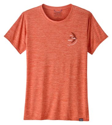 T-Shirt Femme Patagonia Cap Cool Daily Graphic Lands Orange