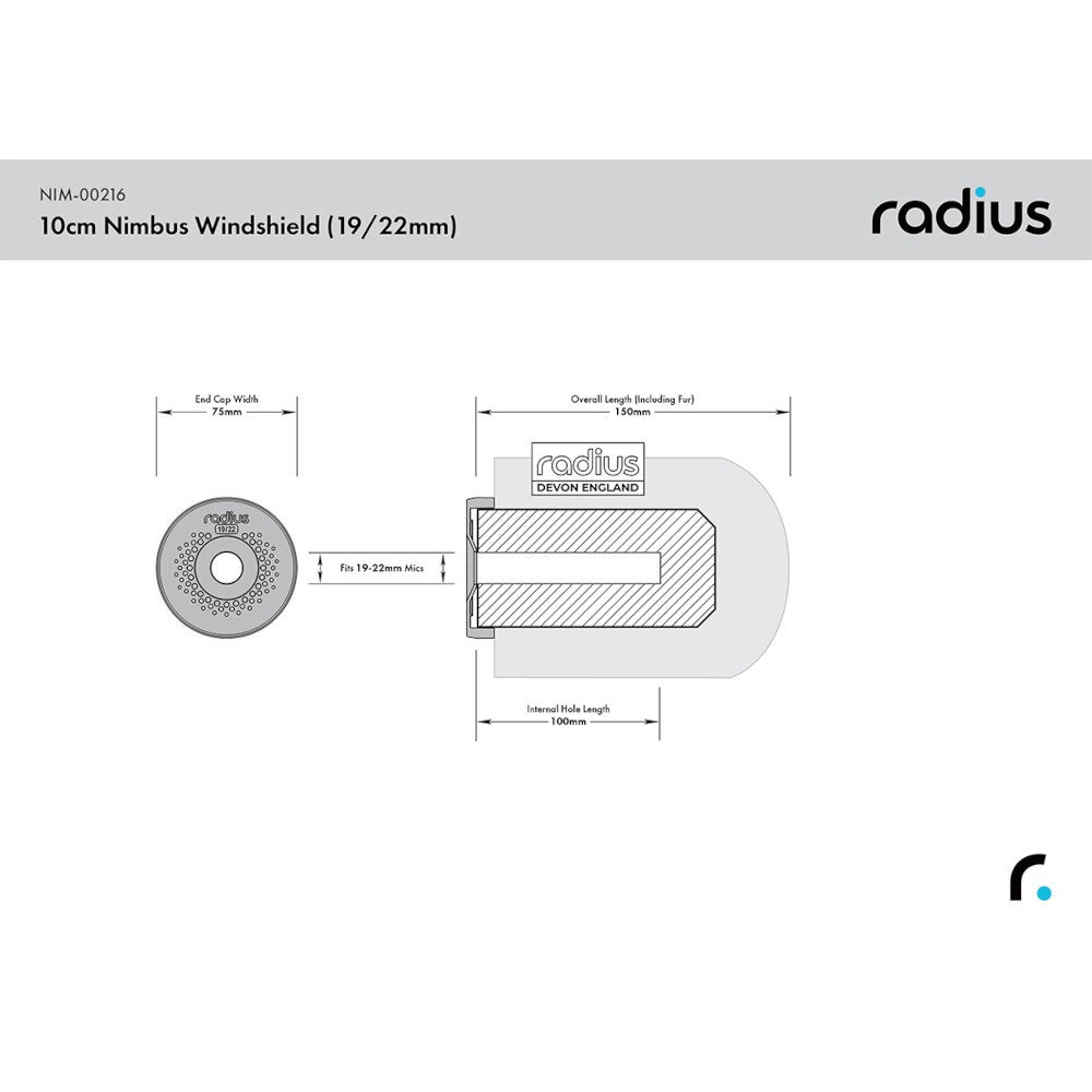 Radius 10cm Nimbus Windshield (19/22) windscherm