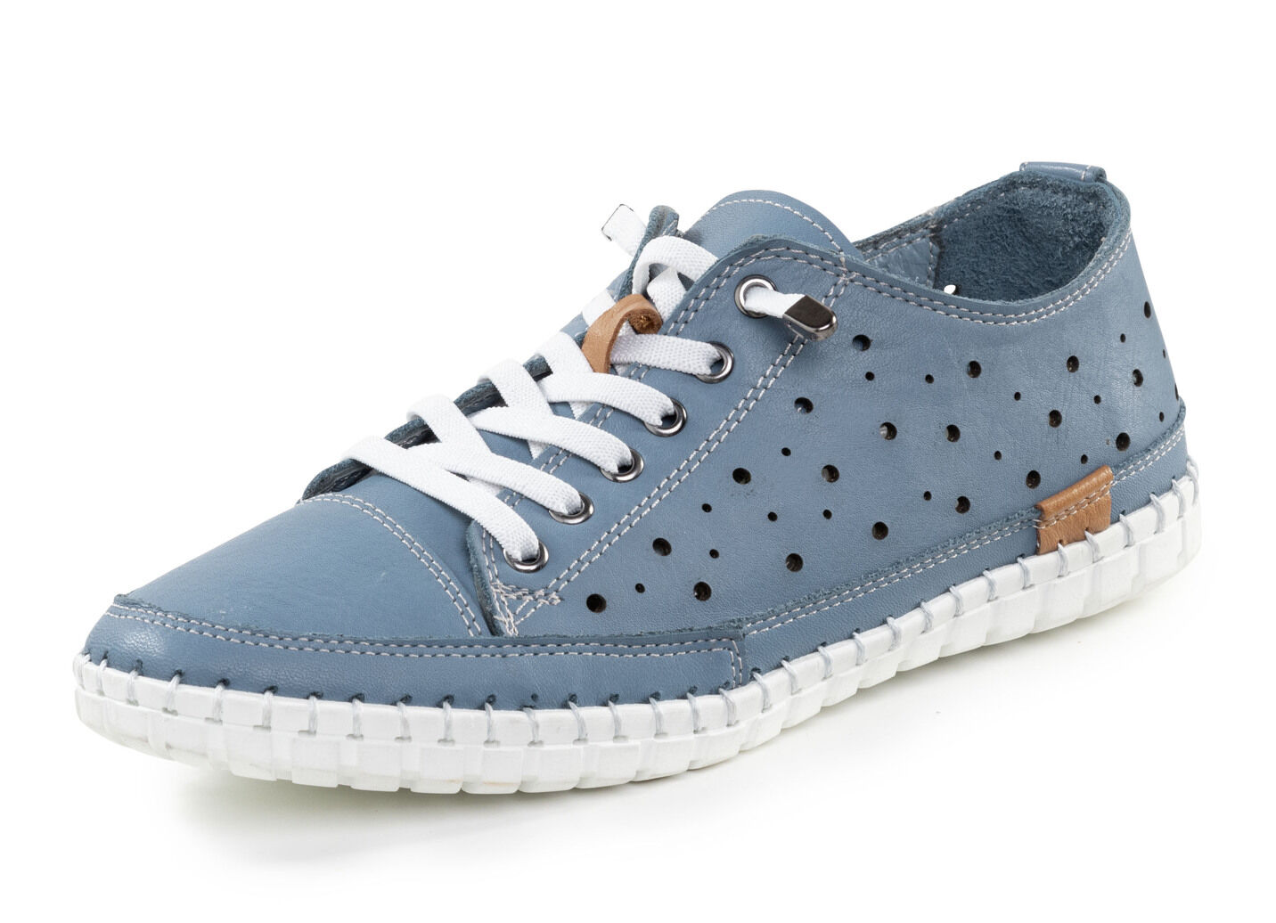 Gemini, sommerliche Damen-Schnürschuhe, Weite G, mit herausnehmbarem Fussbett