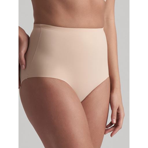 Bye Bra Sculpting Mid Waist Brief, Beige, XL