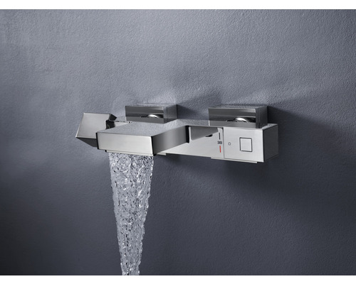 GROHE badkraan met thermostaat GROHTHERM CUBE chroom 34497000