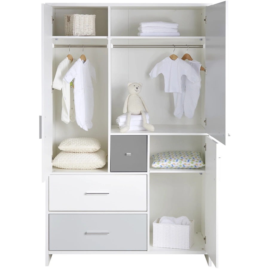Schardt Kinderzimmer Candy Grey 3-türig