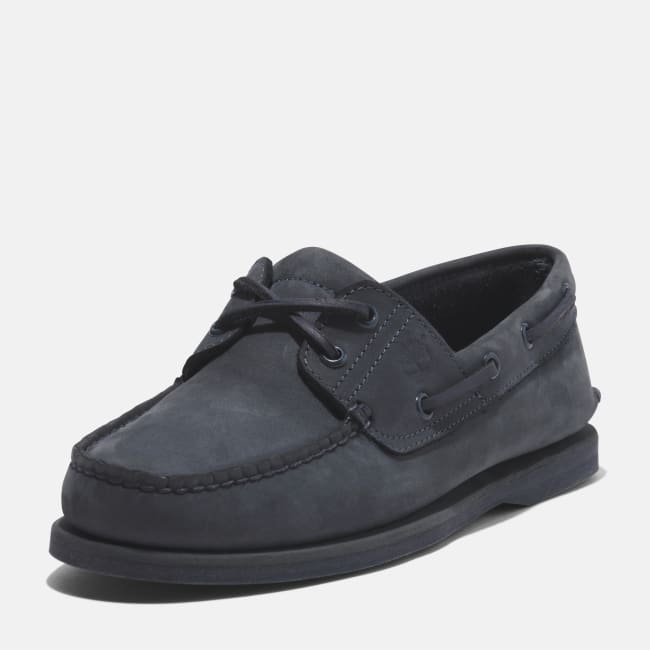 Scarpa da Barca in Pelle Classic da Uomo in blu                scuro