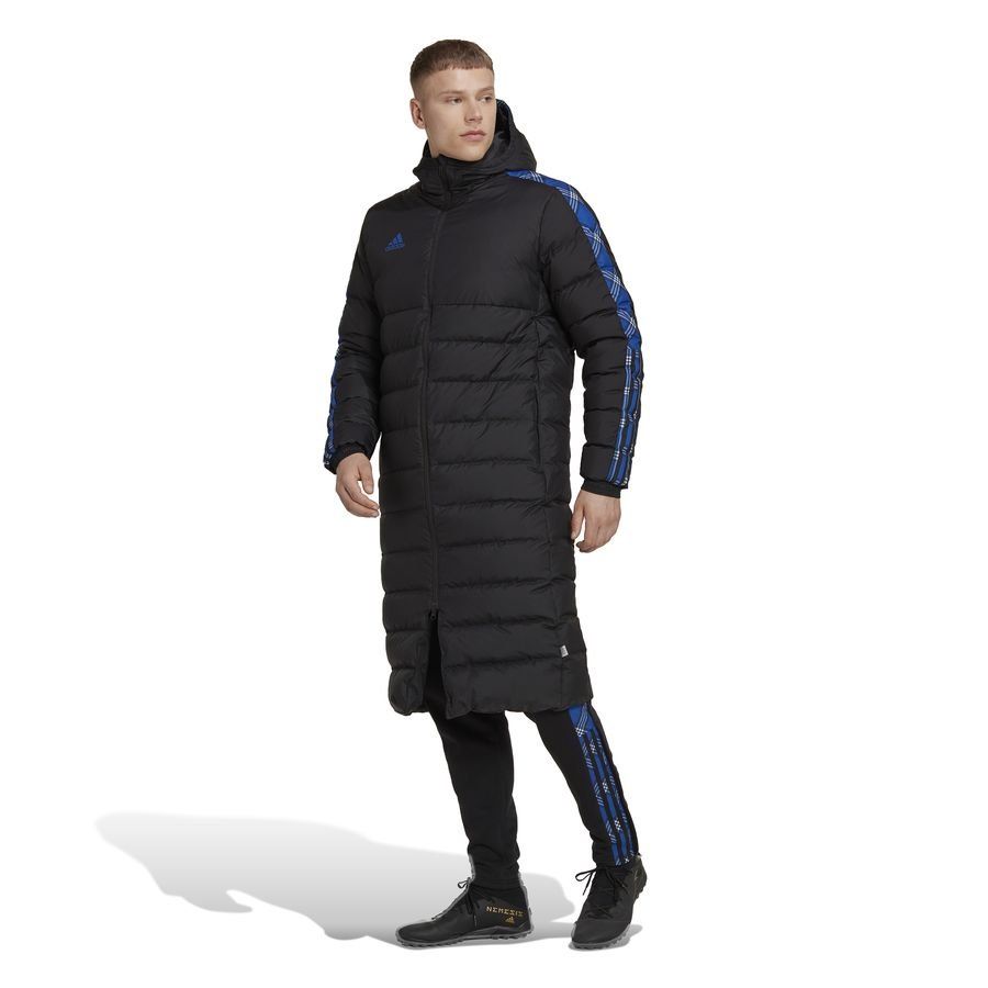 adidas Manteau d'Hiver Doudoune Long Tiro - Noir/Bleu