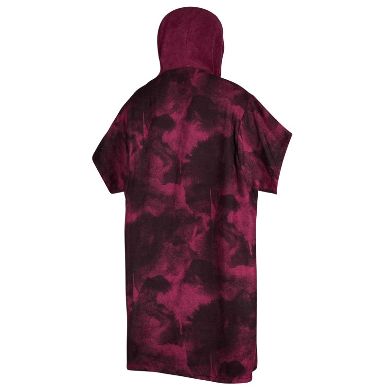 Mystic Poncho Allover Oxblood Red - The Corner Shop