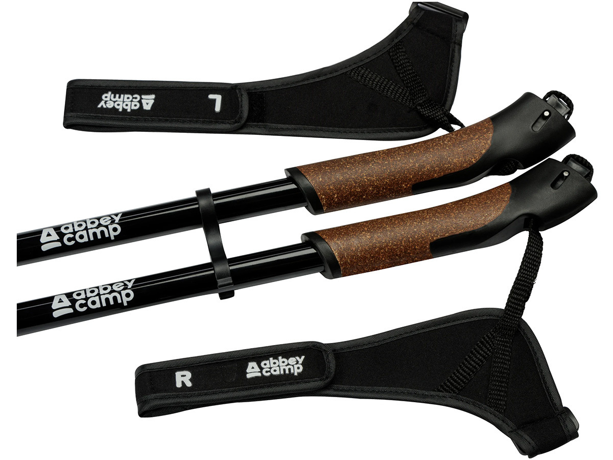 Abbey Camp Nordic wandelstokken - Black