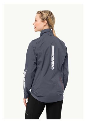 Veste Imperméable Femme Jack Wolfskin Morobbia 2.5L Gris
