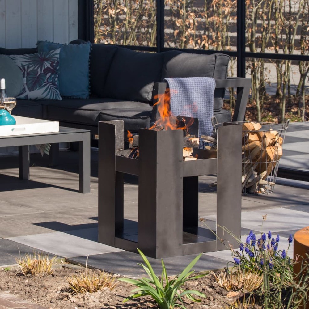 Foyer hollola gris acier