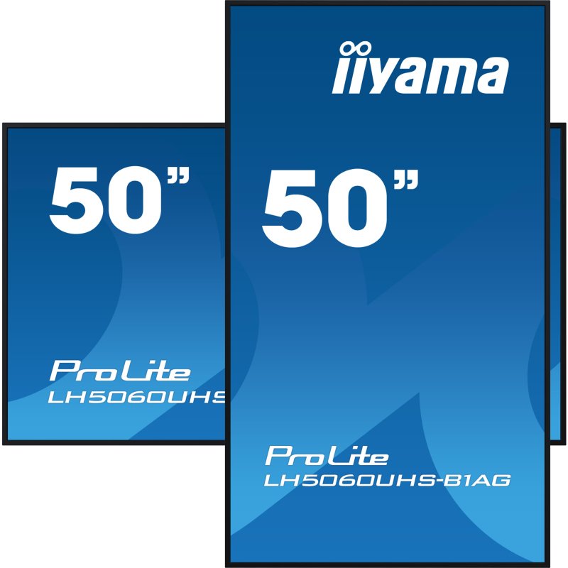 iiyama LH5060UHS-B1AG Écran d'affichage dynamique Carte A numérique 125,7 cm (49.5